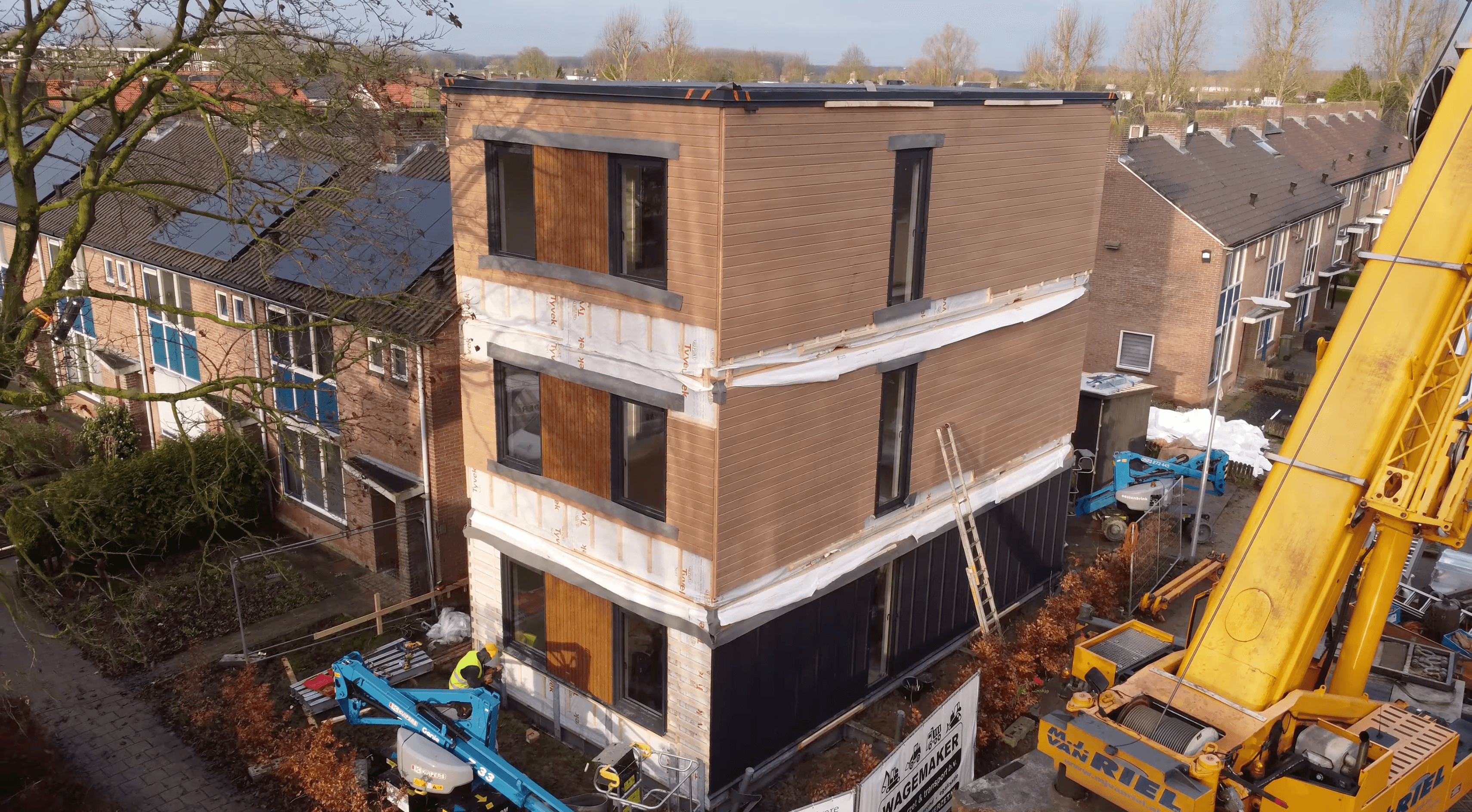 Hoekhuis krijgt drie nieuwe buren