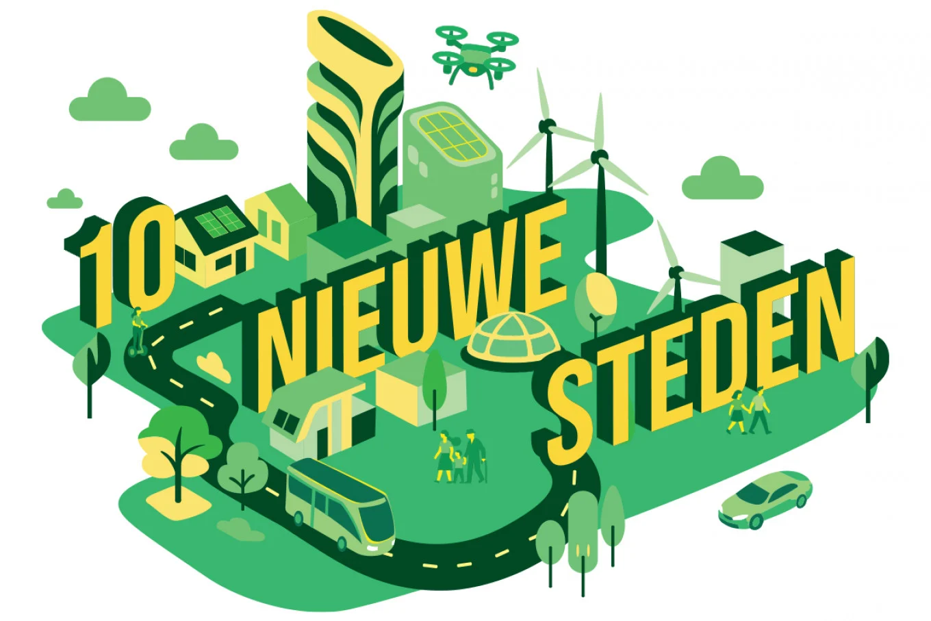 10 Nieuwe Steden