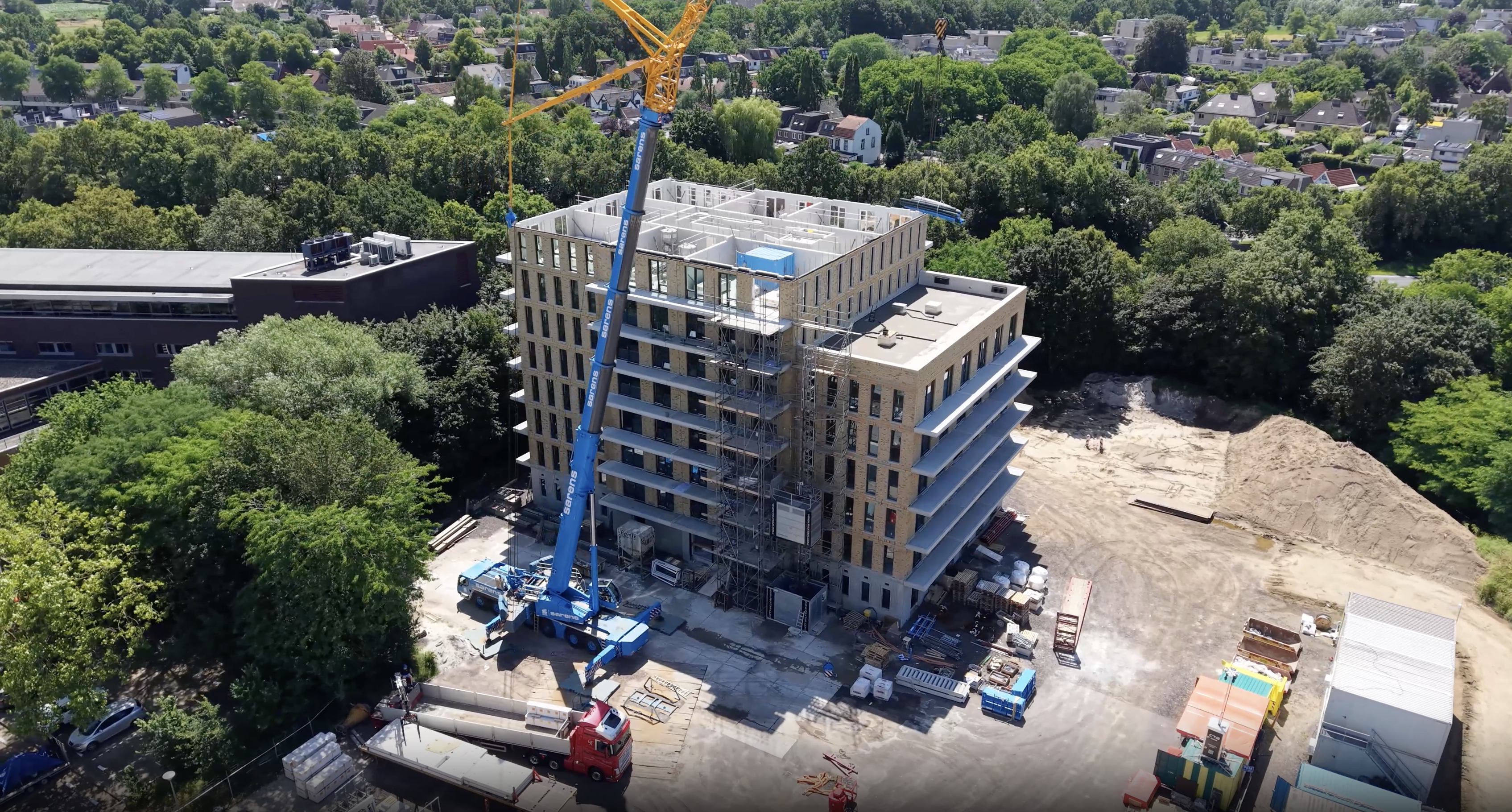 Een verdieping per week: zo snel verrijst De Ooftmenger in Zwolle